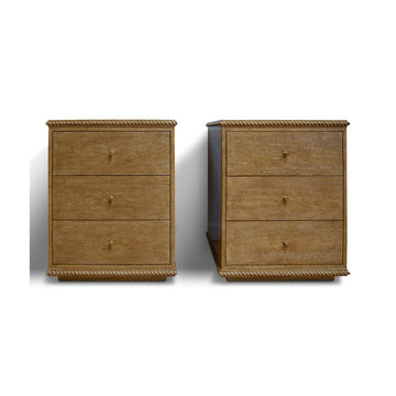 Furniture Collection styling ideas with Pair of Rey Bedside Tables - Tall by August Abode