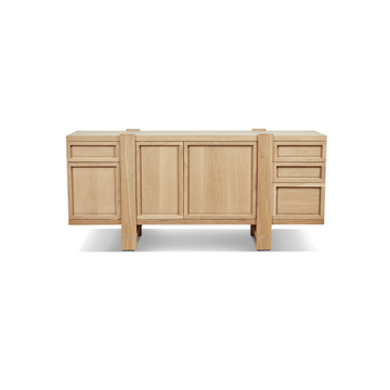 Furniture Collection styling ideas with Lake Sideboard in White Oak by August Abode