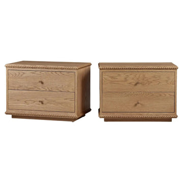 Furniture Collection styling ideas with Pair of Rey Bedside Tables - Low by August Abode