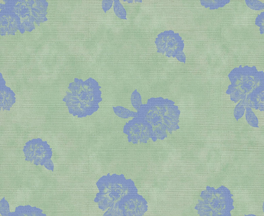 Lancaster Grasscloth Wallpaper in Drawing Room