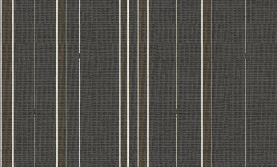 Toluca Stripe II Grasscloth Wallpaper in Nocturne