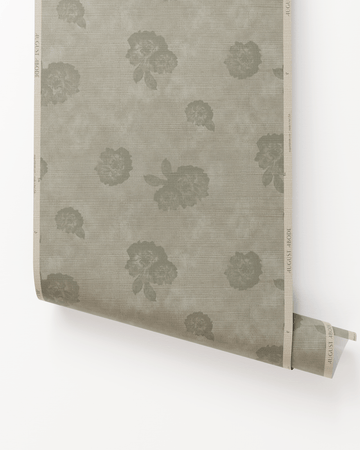 Wallcovering styling ideas with Lancaster Grasscloth Wallpaper in Ether by August Abode