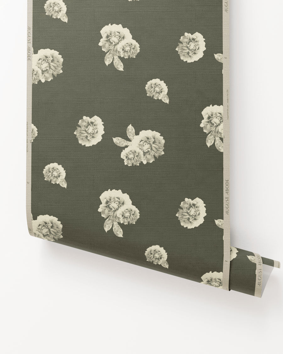 Wallcovering styling ideas with Lancaster Grasscloth Wallpaper in Verdant by August Abode