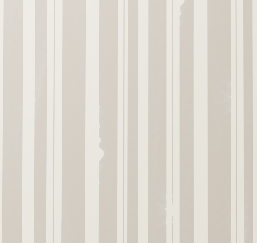 Wallcovering styling ideas with Toluca Stripe Wallpaper in Chateau by August Abode